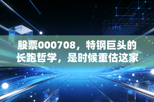 股票000708,特钢巨头的长跑哲学,是时候重估这家隐形冠军了吗?