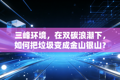 三峰环境，在双碳浪潮下，如何把垃圾变成金山银山？
