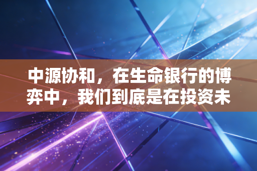 中源协和，在生命银行的博弈中，我们到底是在投资未来，还是在透支希望？