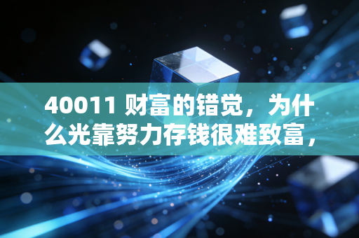 40011 财富的错觉,为什么光靠努力存钱很难致富,以及复利与资产配置的真正力量