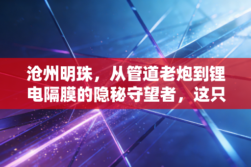 沧州明珠，从管道老炮到锂电隔膜的隐秘守望者，这只股票到底还能不能打？