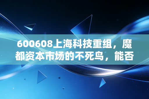 600608上海科技重组，魔都资本市场的不死鸟，能否借力硬科技涅槃重生？