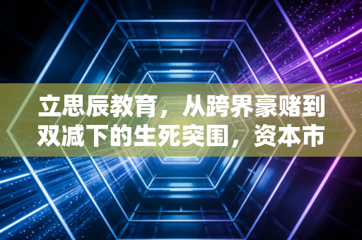 立思辰教育，从跨界豪赌到双减下的生死突围，资本市场的残酷一课