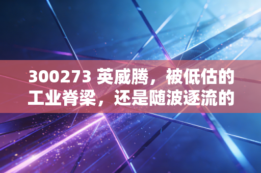 300273 英威腾，被低估的工业脊梁，还是随波逐流的跟随者？