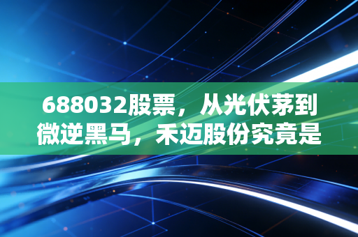 688032股票,从光伏茅到微逆黑马,禾迈股份究竟是不是被低估的潜力股?