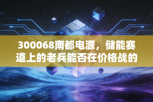 300068南都电源,储能赛道上的老兵能否在价格战的红海中突围?