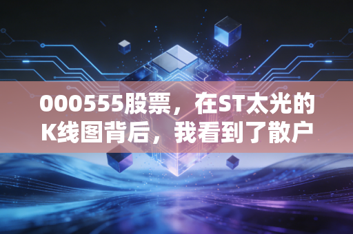000555股票，在ST太光的K线图背后，我看到了散户最真实的贪婪与恐惧