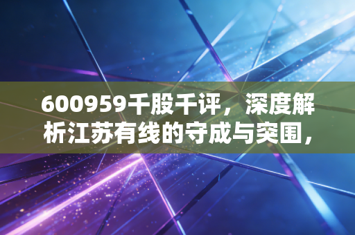 600959千股千评,深度解析江苏有线的守成与突围,散户眼中的老字号还有戏吗?