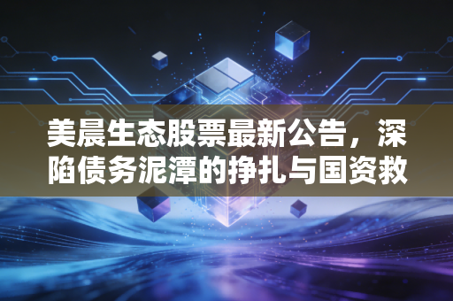 美晨生态股票最新公告,深陷债务泥潭的挣扎与国资救赎的曙光,散户该如何抉择?