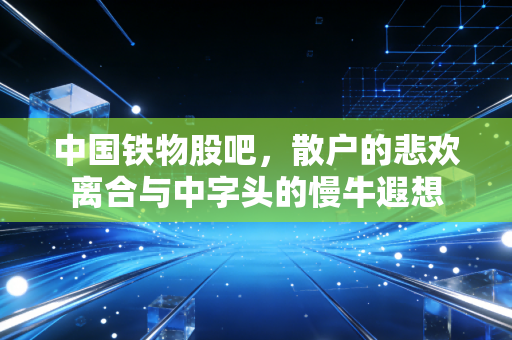 中国铁物股吧，散户的悲欢离合与中字头的慢牛遐想