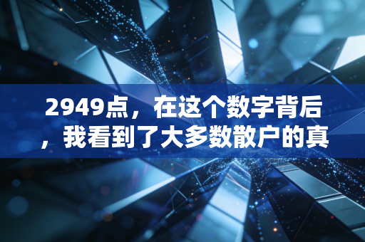 2949点，在这个数字背后，我看到了大多数散户的真实写照与破局之道
