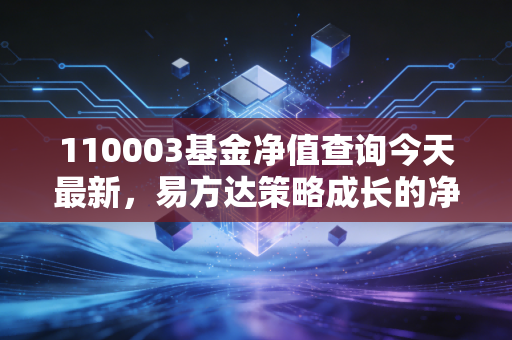 110003基金净值查询今天最新,易方达策略成长的净值波动与我们的投资心态