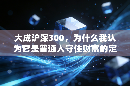 大成沪深300,为什么我认为它是普通人守住财富的定海神针?
