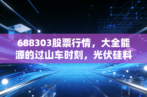 688303股票行情，大全能源的过山车时刻，光伏硅料龙头还能重回巅峰吗？