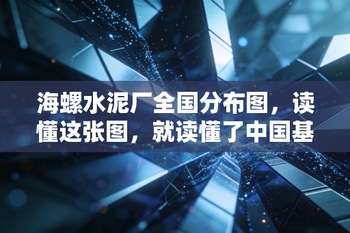 海螺水泥厂全国分布图，读懂这张图，就读懂了中国基建的毛细血管与周期宿命