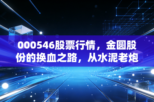 000546股票行情,金圆股份的换血之路,从水泥老炮到新能源新贵的机遇与阵痛