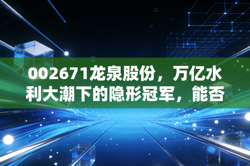 002671龙泉股份,万亿水利大潮下的隐形冠军,能否借势腾飞?