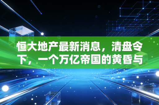 恒大地产最新消息，清盘令下，一个万亿帝国的黄昏与普通人的悲欢