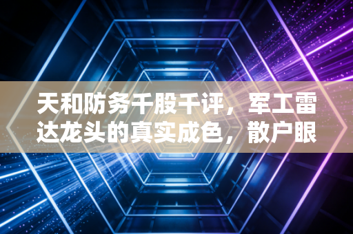 天和防务千股千评，军工雷达龙头的真实成色，散户眼中的爱恨交织与未来价值重估