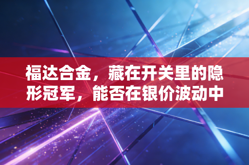 福达合金，藏在开关里的隐形冠军，能否在银价波动中跑出加速度？