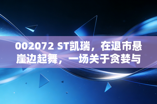 002072 ST凯瑞,在退市悬崖边起舞,一场关于贪婪与侥幸的残酷教育