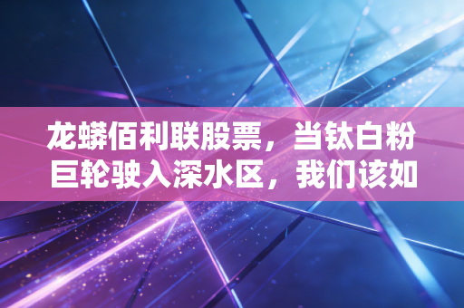 龙蟒佰利联股票,当钛白粉巨轮驶入深水区,我们该如何看待周期与成长?