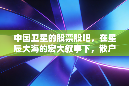 中国卫星的股票股吧,在星辰大海的宏大叙事下,散户们究竟在博弈什么?