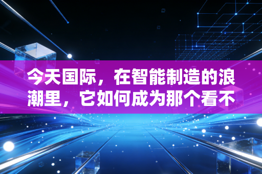 今天国际，在智能制造的浪潮里，它如何成为那个看不见的推手？