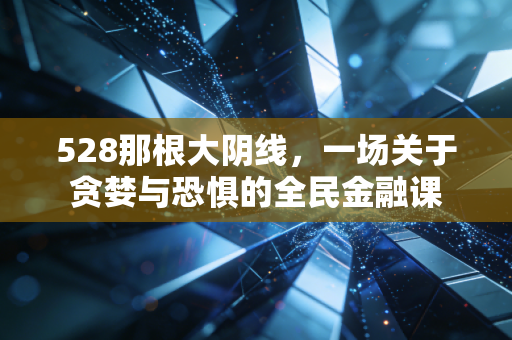 528那根大阴线,一场关于贪婪与恐惧的全民金融课
