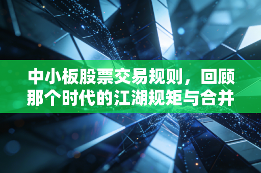 中小板股票交易规则，回顾那个时代的江湖规矩与合并后的投资新常态