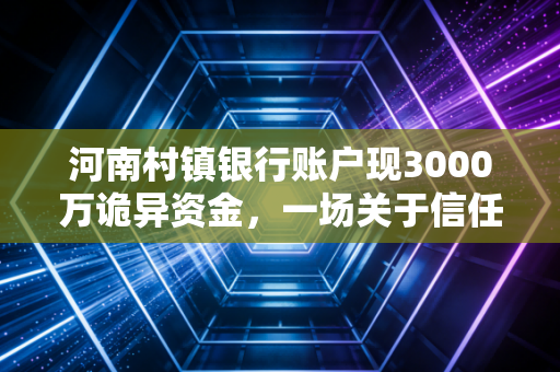 河南村镇银行账户现3000万诡异资金,一场关于信任与贪婪的魔幻现实主义大戏
