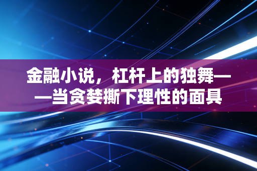 金融小说,杠杆上的独舞——当贪婪撕下理性的面具