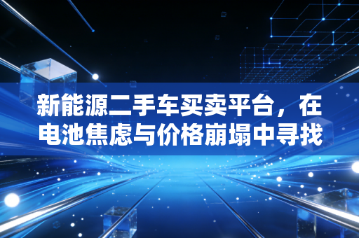 新能源二手车买卖平台,在电池焦虑与价格崩塌中寻找价值洼地