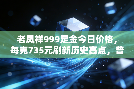 老凤祥999足金今日价格,每克735元刷新历史高点,普通人还能买得起吗?