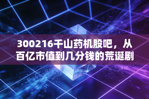 300216千山药机股吧,从百亿市值到几分钱的荒诞剧,给所有投机者的当头棒喝