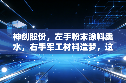 神剑股份，左手粉末涂料卖水，右手军工材料造梦，这把神剑还能锋利多久？