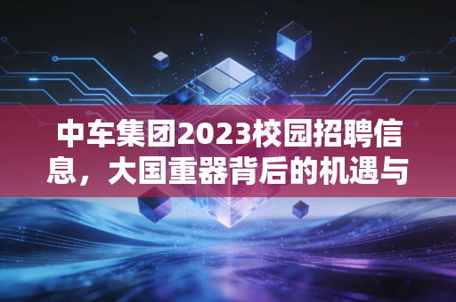 中车集团2023校园招聘信息，大国重器背后的机遇与抉择