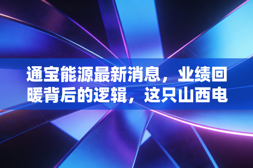 通宝能源最新消息,业绩回暖背后的逻辑,这只山西电力龙头是否值得你长期持有?