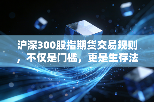 沪深300股指期货交易规则，不仅是门槛，更是生存法则