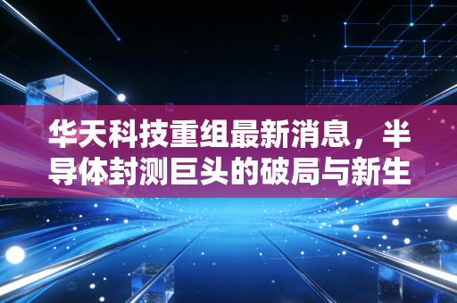 华天科技重组最新消息，半导体封测巨头的破局与新生，是炒作还是机遇？