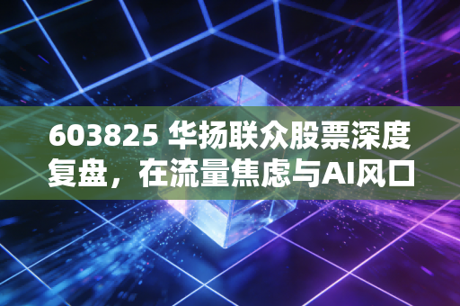 603825 华扬联众股票深度复盘，在流量焦虑与AI风口下，这只数字营销老兵还能打吗？