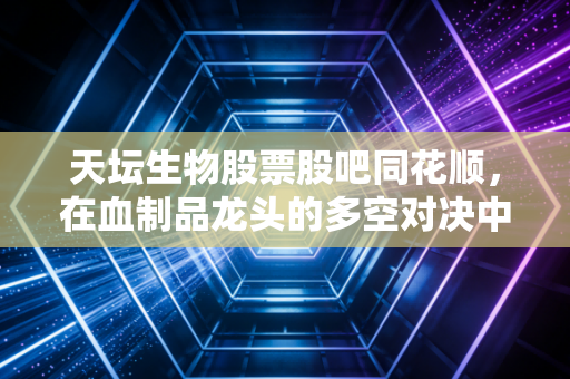 天坛生物股票股吧同花顺，在血制品龙头的多空对决中，散户究竟在焦虑什么？