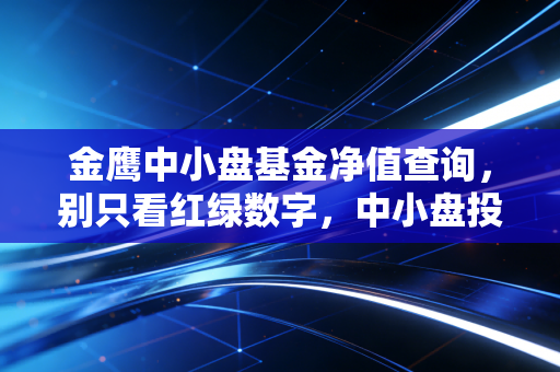 金鹰中小盘基金净值查询,别只看红绿数字,中小盘投资的心跳与未来