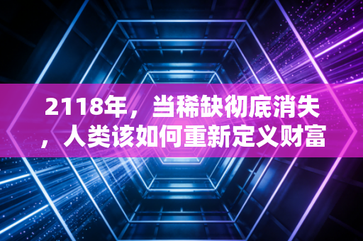 2118年，当稀缺彻底消失，人类该如何重新定义财富的底层逻辑？