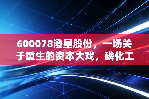 600078澄星股份,一场关于重生的资本大戏,磷化工风口下的冷思考