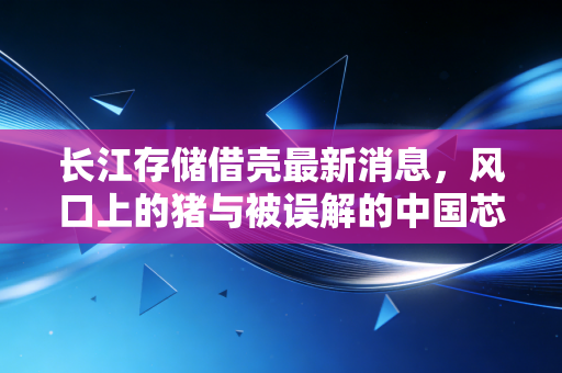 长江存储借壳最新消息，风口上的猪与被误解的中国芯，散户该如何自处？