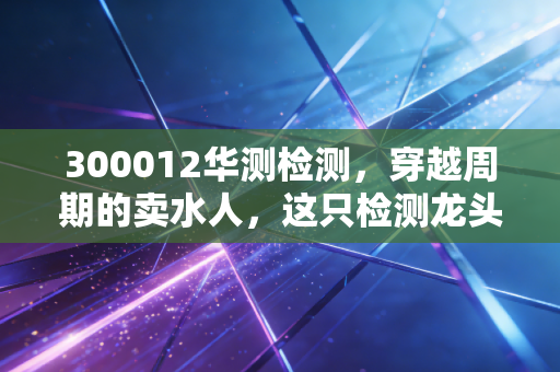 300012华测检测，穿越周期的卖水人，这只检测龙头还能买吗？
