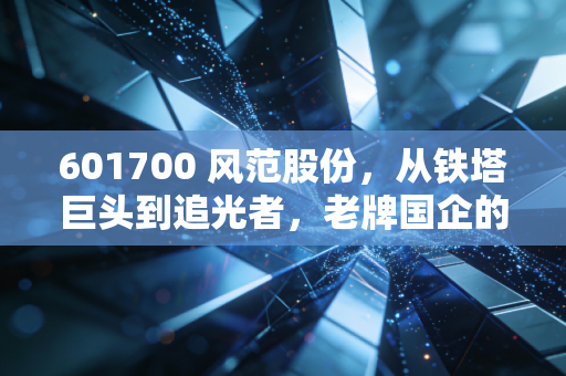 601700 风范股份，从铁塔巨头到追光者，老牌国企的艰难转身与未来遐想