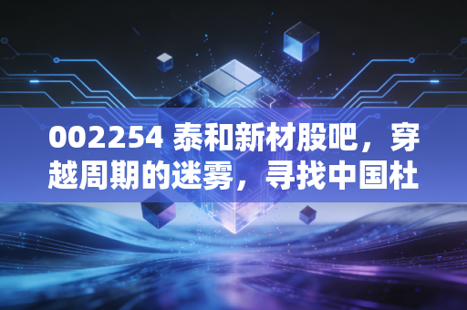 002254 泰和新材股吧,穿越周期的迷雾,寻找中国杜邦的长期价值