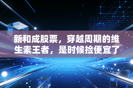新和成股票，穿越周期的维生素王者，是时候捡便宜了吗？